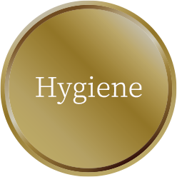 Cloth oshibori are sterilized in boiling water above 80°C